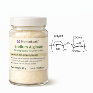 Sodium Alginate (Biodegradable Polymer Grade), 10 g