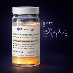 Poly(N-isopropylacrylamide) (PNIPAM) Thermoresponsive Hydrogel, 20 mL
